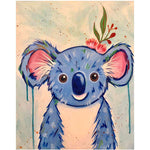 Affiche koala bleu