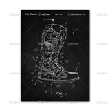 Dirt Bike Patent Posters Motocross Art,Helmet Patent,Body 