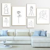 tableau trait bras de femme