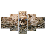 tableau fresque tête d emort