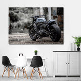 Cool Custom Heavy Bike Modified Motorcycle Canvas Painting 