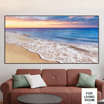 tableau plage très calme