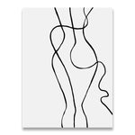 tableau dessin ligne femme