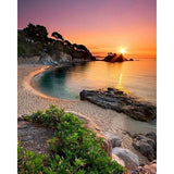 tableau chemin de sable vers la plage