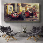 tableau formule 1 peinture