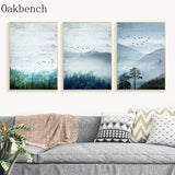 tableau foret nordique