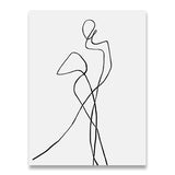 tableau ligne dessins femme