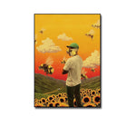 tableau Tyler fond orange