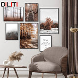 tableau escalier dans la montagne