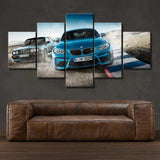 tableau BMW bleue