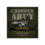 Tableau vintage moto army