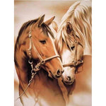 Affiche 2 chevaux