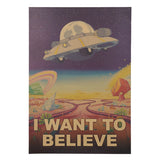 tableau espace i want believe