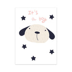 tableau dessin chat gris avec coeur
