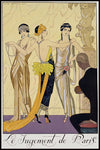 Affiche vintage vogue 3 femmes