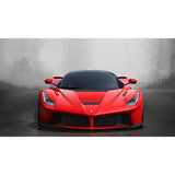 tableau super car rouge