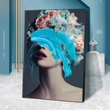 Tableau classique tache bleue