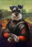 poster chien 1 pièce Mona lisa 