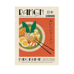 Cadre ramen fond orange