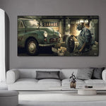 tableau chiens qui jouent au poker