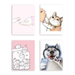 tableau husky et Iphone
