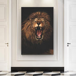 affiche lion 1 pièce Gueule du lion 