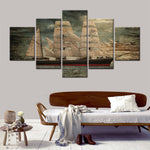 tableau grand bateau ancien