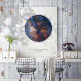 tableau affiche pluie d’étoile