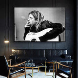 tableau photo de Kurt Cobain
