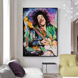 tableau coloré chanteur
