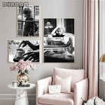 tableau noir et blanc fashion