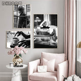 tableau noir et blanc fashion