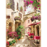 GATYZTORY Pictures By Number Town Landscape For Adult Gift 