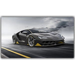 tableau super car en noir et blanc