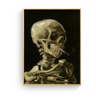 tableau skull Vincent Van Gogh