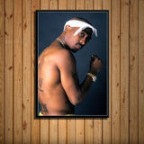 tableau Tupac Shakur bandeau rouge