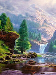 tableau grande cascade d’eau