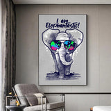 tableau cartoon éléphant