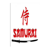 Japan Bushido Samurai Creativity Kanji Canvas Painting 