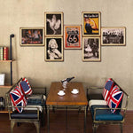 tableau chat noir papier toilette