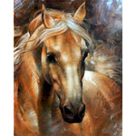 Tableau peinture cheval magnifique