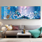 tableau réaliste aquarium