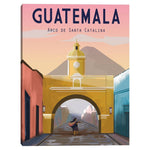 tableau peinture Pont guatemala
