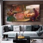 tableau vintage ferrari