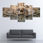 tableau fresque tête d emort