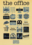 Tableau vintage the office logos