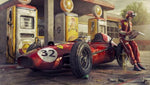 tableau formule 1 peinture