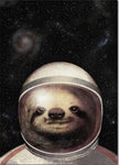 tableau d’un furet astronaute