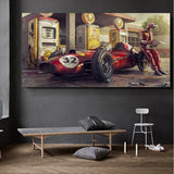 tableau formule 1 peinture