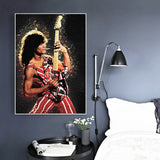 tableau guitariste américain connu